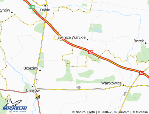 MICHELIN Stemplew map - ViaMichelin