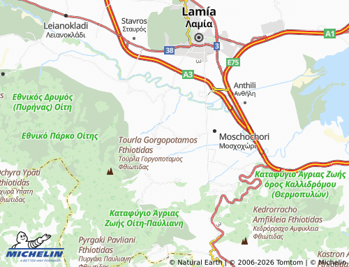 MICHELIN Alepospita map - ViaMichelin