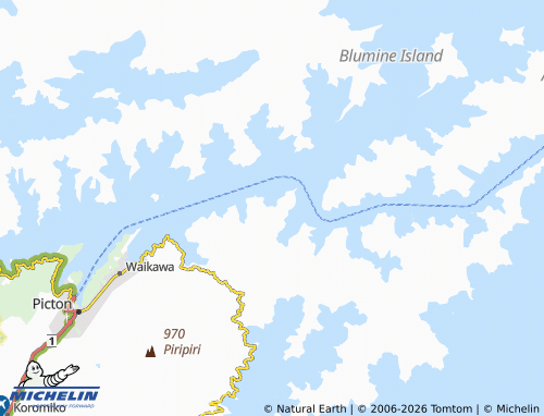Mapa MICHELIN East Bay - ViaMichelin