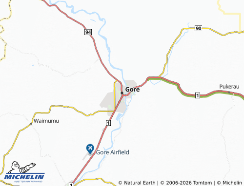 Mapa MICHELIN Gore - ViaMichelin