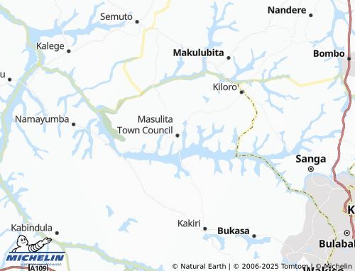 Kaart MICHELIN Masulita Town Council - ViaMichelin