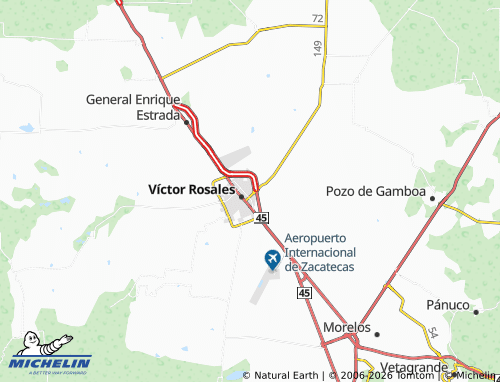 MICHELIN-Landkarte Arroyo Track - ViaMichelin