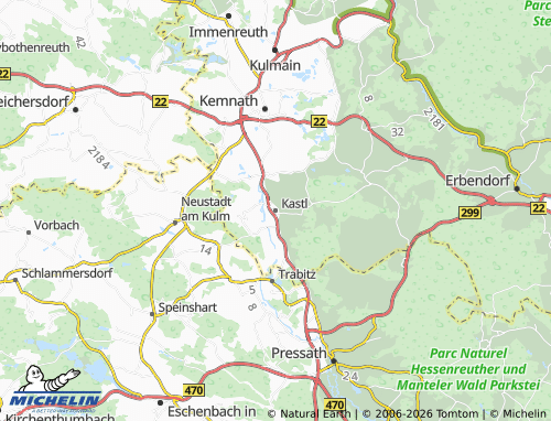 Mapa MICHELIN Kastl - ViaMichelin