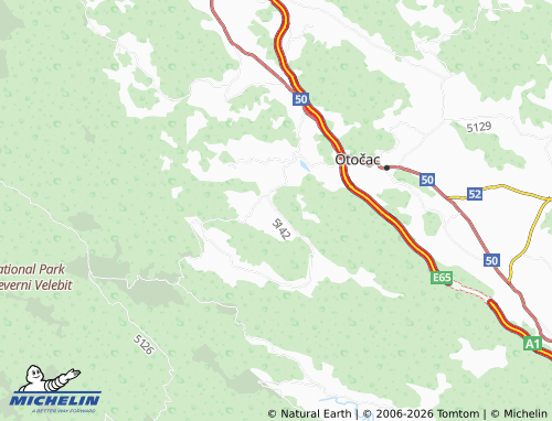 Mapa MICHELIN Modrić - ViaMichelin