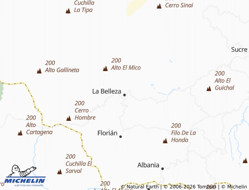 MICHELIN La Belleza map - ViaMichelin