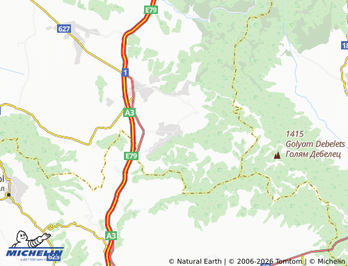 MICHELIN Dren map - ViaMichelin