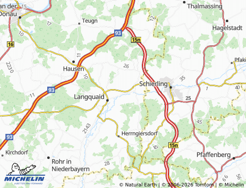 MICHELIN Oberleierndorf map - ViaMichelin