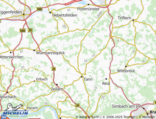 MICHELIN-Landkarte Eiberg - ViaMichelin