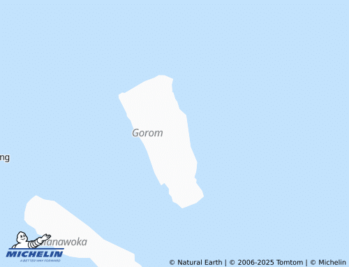 MICHELIN Gorom Timur map - ViaMichelin