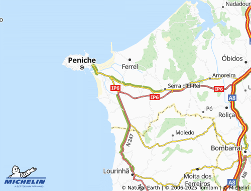 MICHELIN-Landkarte Casal das Figueiras - ViaMichelin