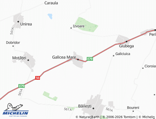 Mapa MICHELIN Galicea Mare - ViaMichelin