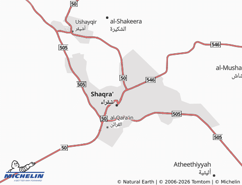 MICHELIN-Landkarte al-Rabee' - ViaMichelin