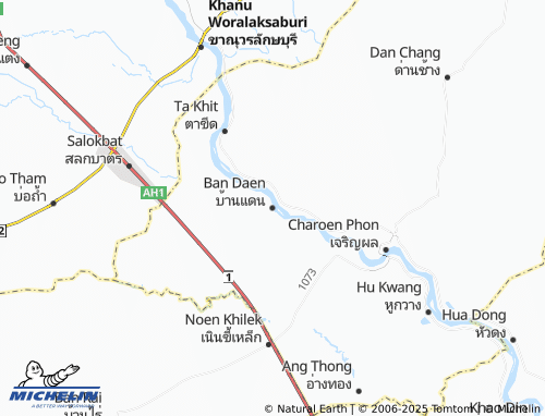 MICHELIN Ban Daen map - ViaMichelin