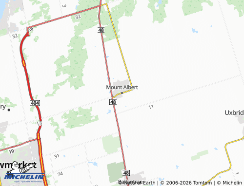 Mappa MICHELIN Mount Albert - ViaMichelin