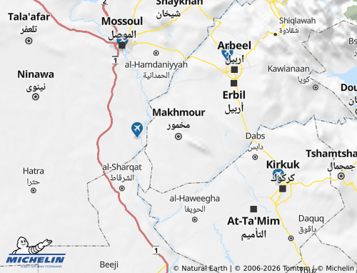 MICHELIN Makhmur map - ViaMichelin