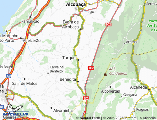 MICHELIN Turquel map - ViaMichelin