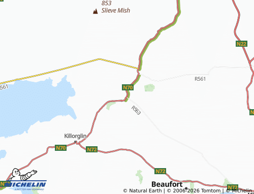 Mappa MICHELIN Milltown - ViaMichelin