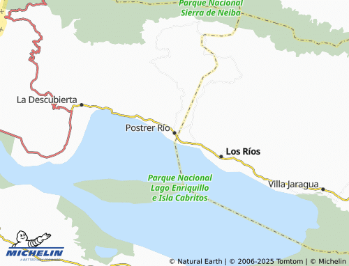 MICHELIN Postrer Río map - ViaMichelin