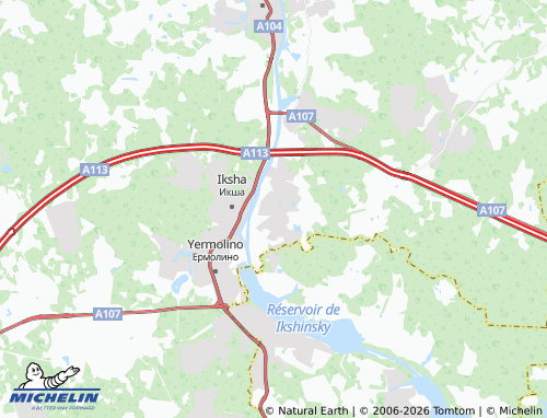 Carte MICHELIN Karbonat SNT - ViaMichelin