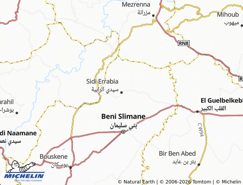 Carte MICHELIN Sidi Errabia - ViaMichelin
