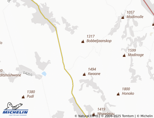 Kaart MICHELIN Phahlamanoge - ViaMichelin