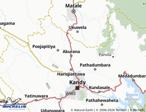 MICHELIN Kurudugahaela map - ViaMichelin