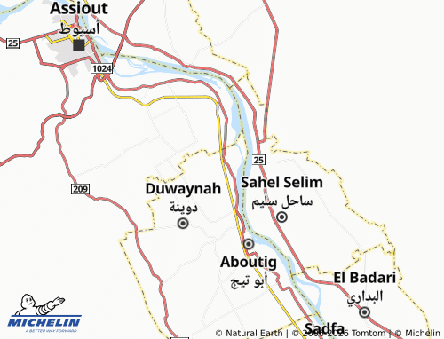 MICHELIN-Landkarte Baqour - ViaMichelin