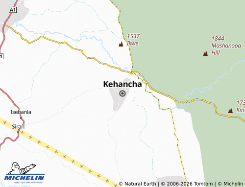 Mappa MICHELIN Kehancha - ViaMichelin