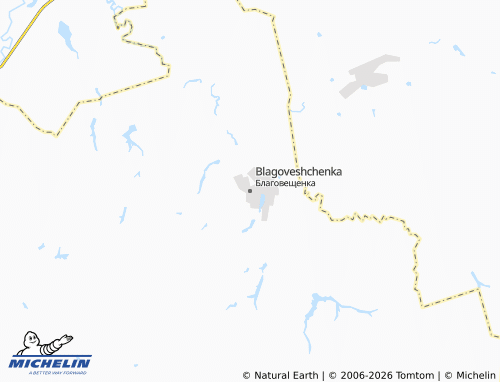MICHELIN-Landkarte Blagoveshchenka - ViaMichelin