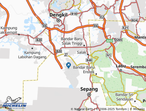 MICHELIN Taman Desa Baiduri Indah map - ViaMichelin