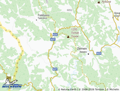 MICHELIN-Landkarte Dobri dol - ViaMichelin