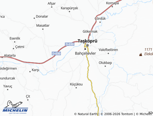 Mappa MICHELIN Kırha - ViaMichelin