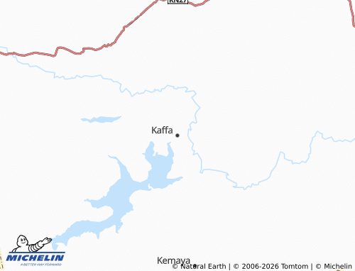 MICHELIN Kaffa map - ViaMichelin