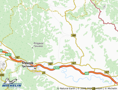 Mapa MICHELIN Rujišnik - ViaMichelin