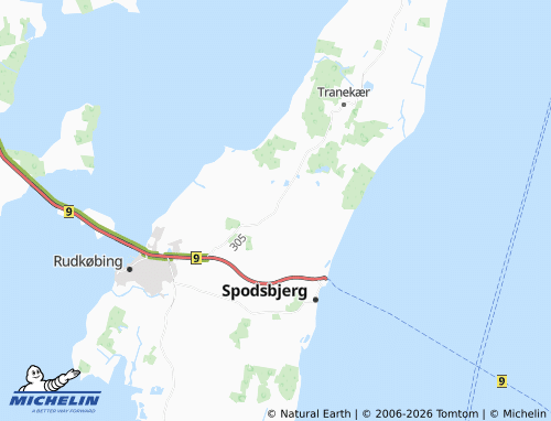 MICHELIN Tullebølle map - ViaMichelin