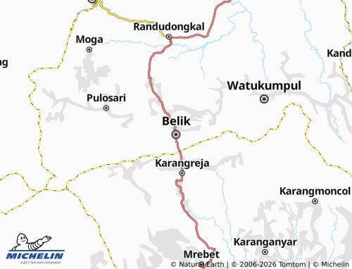 MICHELIN Belik map - ViaMichelin