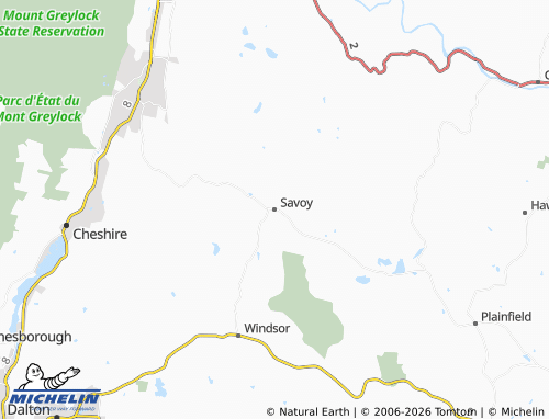 Mappa MICHELIN Savoy - ViaMichelin