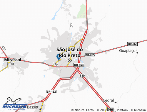 MICHELIN Jardim São Vicente map - ViaMichelin