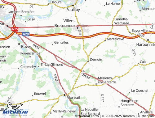 MICHELIN-Landkarte Hangard - ViaMichelin