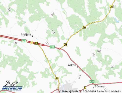 Carte MICHELIN Põdruse - ViaMichelin