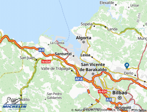 Mappa MICHELIN Santurtzi - ViaMichelin