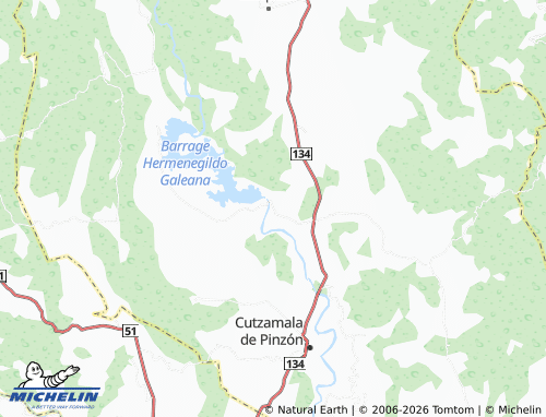 MICHELIN Ixtapilla map - ViaMichelin