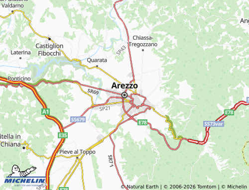 Carte MICHELIN Arezzo - ViaMichelin