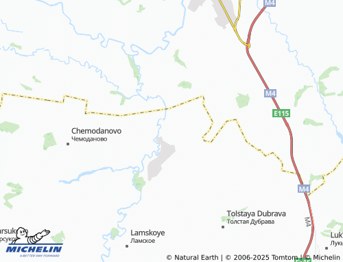 MICHELIN Malyy Lotoshok map - ViaMichelin