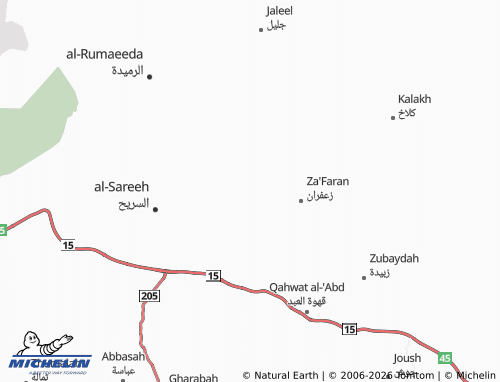 MICHELIN-Landkarte al-Aeera - ViaMichelin