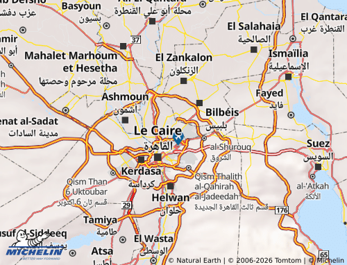 Mapa MICHELIN El Khanka - ViaMichelin