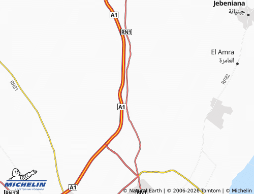 MICHELIN Dukhkhan map - ViaMichelin