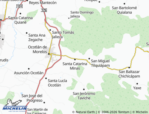 MICHELIN-Landkarte De Arriba - ViaMichelin