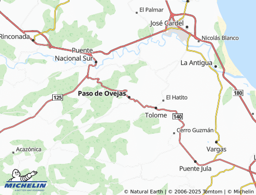 MICHELIN Colonia Tamarindo map - ViaMichelin