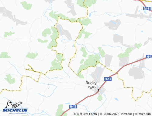 MICHELIN Zelenyi Hai map - ViaMichelin
